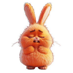 Crying Bunny Emoticon Vinyl Car Decal Sticker – Waterproof & UV-Resistant 8" Crying Bunny Emoticon Vinyl Car Decal Sticker – Waterproof & UV-Resistant 8"