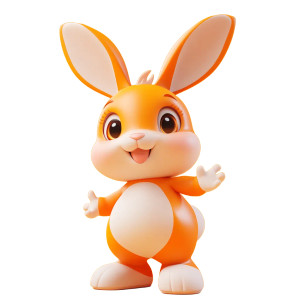 Cute Rabbit Blind Box V2 Vinyl Car Decal Sticker – Waterproof & UV-Resistant 8"