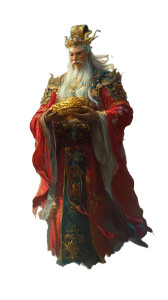 God Of Fortune V2 Vinyl Car Decal Sticker – Waterproof & UV-Resistant 8"