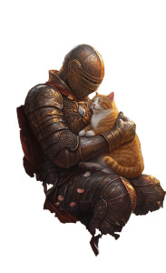 Knight With Cat V34 Vinyl Car Decal Sticker – Waterproof & UV-Resistant 8" Knight With Cat V34 Vinyl Car Decal Sticker – Waterproof & UV-Resistant 8"