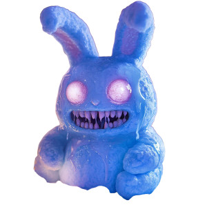 Creepy Candy Bunny Vinyl Car Decal Sticker – Waterproof & UV-Resistant 8"