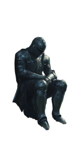 Sad Armored Knight Vinyl Car Decal Sticker – Waterproof & UV-Resistant 8"