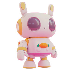 Cute Carrot Robot Vinyl Car Decal Sticker – Waterproof & UV-Resistant 8" Cute Carrot Robot Vinyl Car Decal Sticker – Waterproof & UV-Resistant 8"