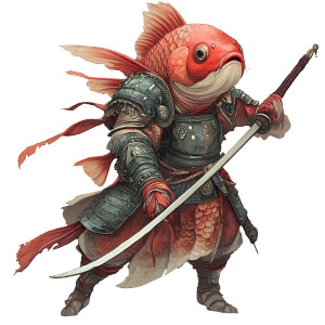 Koi Fish Warrior V2 Vinyl Car Decal Sticker – Waterproof & UV-Resistant 8" Koi Fish Warrior V2 Vinyl Car Decal Sticker – Waterproof & UV-Resistant 8"