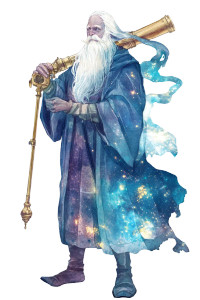 Old Astronomer Portrait Vinyl Car Decal Sticker – Waterproof & UV-Resistant 8"