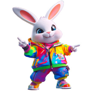 Cartoon Rabbit Outfit V2 Vinyl Car Decal Sticker – Waterproof & UV-Resistant 8" Cartoon Rabbit Outfit V2 Vinyl Car Decal Sticker – Waterproof & UV-Resistant 8"
