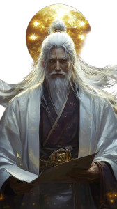 Ancient Japanese Deity V2 Vinyl Car Decal Sticker – Waterproof & UV-Resistant 8"