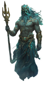 Namkin, Sea God Vinyl Car Decal Sticker – Waterproof & UV-Resistant 8"