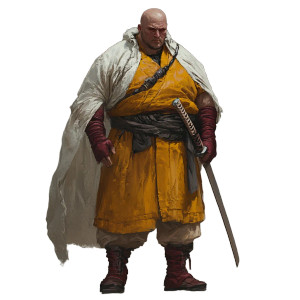 Bold Human Monk Vinyl Car Decal Sticker – Waterproof & UV-Resistant 8"