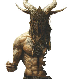 Cernunnos Celtic God Vinyl Car Decal Sticker – Waterproof & UV-Resistant 8"