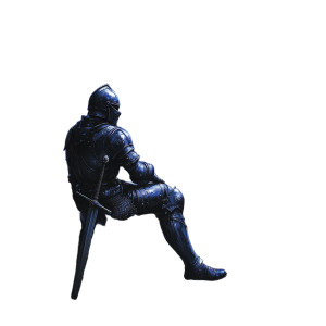 Stargazing Knight Vinyl Car Decal Sticker – Waterproof & UV-Resistant 8"