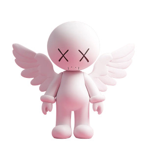 Kaws-Inspired Cherub Nft Vinyl Car Decal Sticker – Waterproof & UV-Resistant 8"