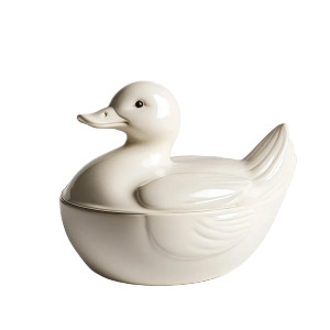 Vintage Duck Dish Vinyl Car Decal Sticker – Waterproof & UV-Resistant 8"