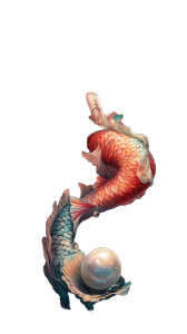 Mermaid With Pearl Vinyl Car Decal Sticker – Waterproof & UV-Resistant 8"