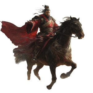 Chinese King Charging Vinyl Car Decal Sticker – Waterproof & UV-Resistant 8"