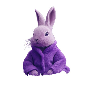 Easter Bunny Costume V4 Vinyl Car Decal Sticker – Waterproof & UV-Resistant 8"