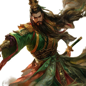 Guan Yu Design Vinyl Car Decal Sticker – Waterproof & UV-Resistant 8"