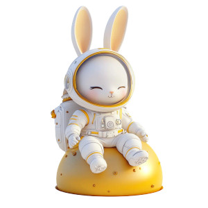 Chibi Rabbit Astronaut Vinyl Car Decal Sticker – Waterproof & UV-Resistant 8" Chibi Rabbit Astronaut Vinyl Car Decal Sticker – Waterproof & UV-Resistant 8"