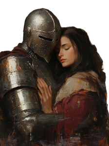 Knight'S Embrace V3 Vinyl Car Decal Sticker – Waterproof & UV-Resistant 8"