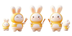 Holding Chopsticks Vinyl Car Decal Sticker – Waterproof & UV-Resistant 8"