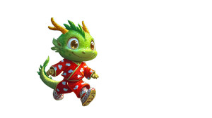 Joyful Tea Dragon Vinyl Car Decal Sticker – Waterproof & UV-Resistant 8"
