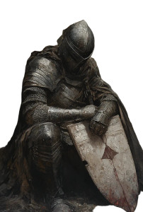 Armored Knight V10 Vinyl Car Decal Sticker – Waterproof & UV-Resistant 8"