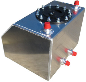 RCI 4 Gallon Natural Aluminum Fuel Cell | 10x12x8 | Aircraft Style Lid | 8AN Fittings | Safety Foam | 90 Day Warranty RCI 4 Gallon Natural Aluminum Fuel Cell | 10x12x8 | Aircraft Style Lid | 8AN Fittings | Safety Foam | 90 Day Warranty