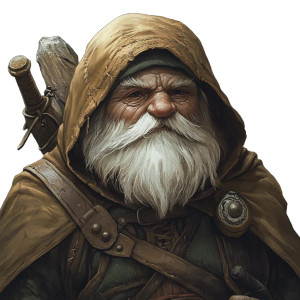 Forest Gnome Monk Vinyl Car Decal Sticker – Waterproof & UV-Resistant 8"