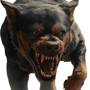 Fierce Molossian Dog Vinyl Car Decal Sticker – Waterproof & UV-Resistant 8"