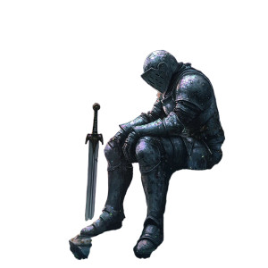 Lonesome Knight Vinyl Car Decal Sticker – Waterproof & UV-Resistant 8"