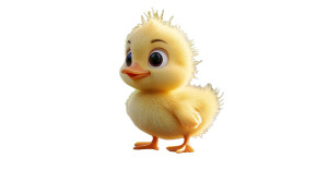 Fluffy Duckling Vinyl Car Decal Sticker – Waterproof & UV-Resistant 8" Fluffy Duckling Vinyl Car Decal Sticker – Waterproof & UV-Resistant 8"