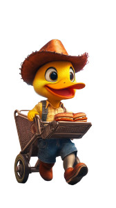 Cowboy Duck Adventure Vinyl Car Decal Sticker – Waterproof & UV-Resistant 8" Cowboy Duck Adventure Vinyl Car Decal Sticker – Waterproof & UV-Resistant 8"