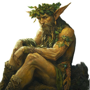 Fairy Druid Painting Vinyl Car Decal Sticker – Waterproof & UV-Resistant 8"