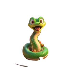 Year Of The Snake V3 Vinyl Car Decal Sticker – Waterproof & UV-Resistant 8"