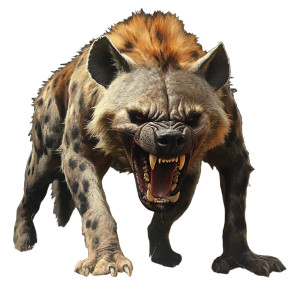 Giant Snarling Hyena Vinyl Car Decal Sticker – Waterproof & UV-Resistant 8" Giant Snarling Hyena Vinyl Car Decal Sticker – Waterproof & UV-Resistant 8"