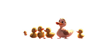 Ducklings Hide Seek Vinyl Car Decal Sticker – Waterproof & UV-Resistant 8" Ducklings Hide Seek Vinyl Car Decal Sticker – Waterproof & UV-Resistant 8"