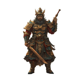 Ancient Chinese Door God Vinyl Car Decal Sticker – Waterproof & UV-Resistant 8" Ancient Chinese Door God Vinyl Car Decal Sticker – Waterproof & UV-Resistant 8"