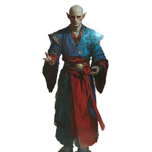 Elf Monk Ascendant Vinyl Car Decal Sticker – Waterproof & UV-Resistant 8" Elf Monk Ascendant Vinyl Car Decal Sticker – Waterproof & UV-Resistant 8"