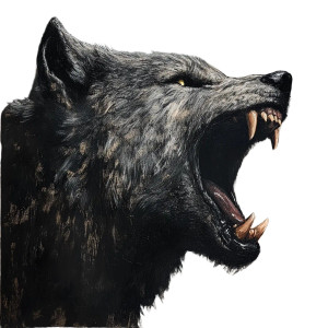 Roaring Werewolf Vinyl Car Decal Sticker – Waterproof & UV-Resistant 8"