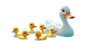 Ducks In Pond Vinyl Car Decal Sticker – Waterproof & UV-Resistant 8" Ducks In Pond Vinyl Car Decal Sticker – Waterproof & UV-Resistant 8"