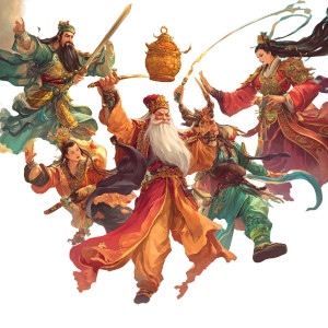 Chinese Festival Dance Vinyl Car Decal Sticker – Waterproof & UV-Resistant 8"