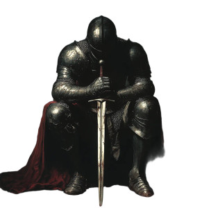 Knight'S Oath V2 Vinyl Car Decal Sticker – Waterproof & UV-Resistant 8"