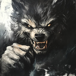 Werewolf Vinyl Car Decal Sticker – Waterproof & UV-Resistant 8" Werewolf Vinyl Car Decal Sticker – Waterproof & UV-Resistant 8"