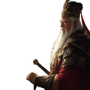 Majestic Emperor Vinyl Car Decal Sticker – Waterproof & UV-Resistant 8"