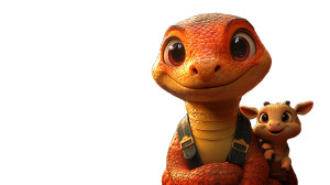 Cute Spongebob Snake Vinyl Car Decal Sticker – Waterproof & UV-Resistant 8"