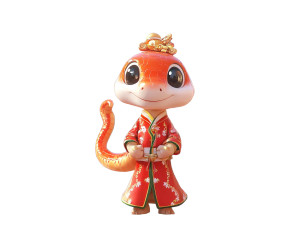 Festive Hanfu Snake Vinyl Car Decal Sticker – Waterproof & UV-Resistant 8" Festive Hanfu Snake Vinyl Car Decal Sticker – Waterproof & UV-Resistant 8"