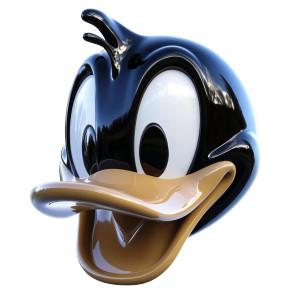 Donald Duck Head Vinyl Car Decal Sticker – Waterproof & UV-Resistant 8"
