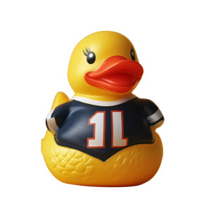 Football Jersey Duck Vinyl Car Decal Sticker – Waterproof & UV-Resistant 8"