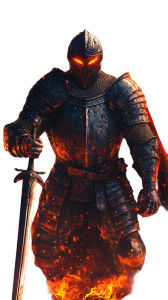 Knight Vs Dragon V29 Vinyl Car Decal Sticker – Waterproof & UV-Resistant 8"