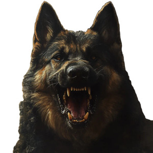 Angry German Shepherd Vinyl Car Decal Sticker – Waterproof & UV-Resistant 8" Angry German Shepherd Vinyl Car Decal Sticker – Waterproof & UV-Resistant 8"
